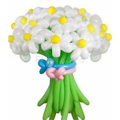Цветы из шаров - Букеты цветов из воздушных шариков недорого - купить в  Москве