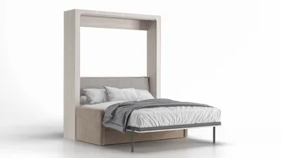 Шкаф-кровать Wall Bed Life Time с диваном, цвет Ясень купить по цене от  178851 руб. в интернет-магазине Аскона с доставкой