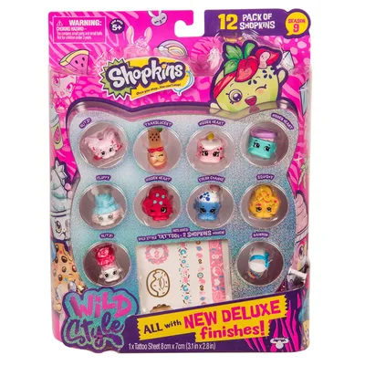 Фигурки Shopkins 12шт в непрозрачной упаковке (Сюрприз) 56697 купить в  интернет-магазине Детский Мир в Алматы, Астане