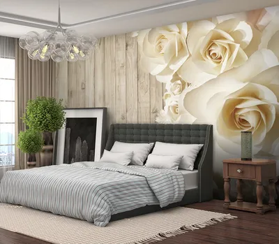 ᐉ Фотообои Wall-style 3D розы 360x260 см (129)
