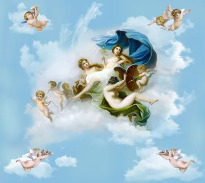 Фотообои на стену Небо для ангелов, каталог: Фрески. №32263 | ABC-Decor