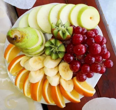 Сервировка стола фруктами нарезка (79 фото) »