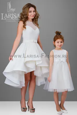 Family Look: платье Бэлла + Ясмин с сеткой. Нарядный дуэт для праздников -  Блузки и детские платья оптом из Киргизии. Family look(одинаковая одежда)  мама и дочка от Larisa Fashion(Бишкек)