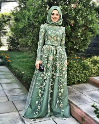 Самые красивые платья мусульманские - 90 фото