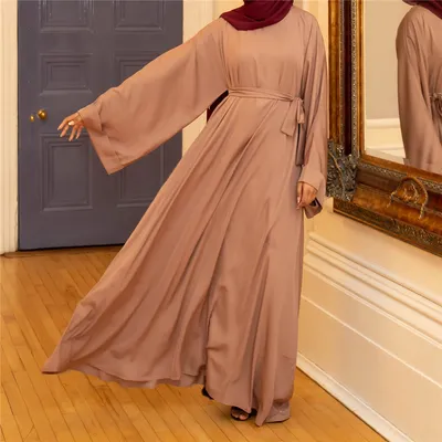 Ид шифон хиджаб платье сплошной цвет длинные платья для женщин-мусульманок  Абая Дубай Турция Исламская одежда арабский кафтан Мо size XXL צֶבַע black  and hijab