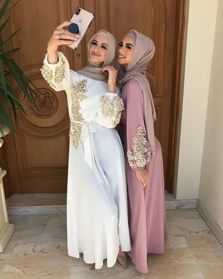 Хиджаб Платье с рюшами Исламская мода Одежда, платье, мода, девушка png |  PNGEgg