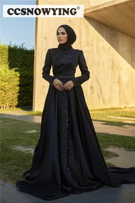 HELEN Мода линия хиджаб платье