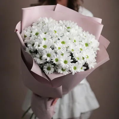 Купить цветы в Новосибиске, Букет хризантем \"Счастье\" - Доставка цветов по  Новосибирску