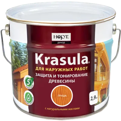 Защитно-декоративный состав «KRASULA®» цвет - калужница (3 л.) — купить по  выгодной цене в Екатеринбурге