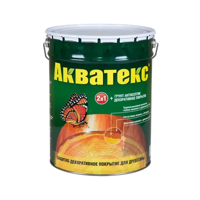 Защитно-декоративное покрытие для древесины калужница Акватекс, 3 л -  купить в Москве, цена в интернет-магазине Лазар.