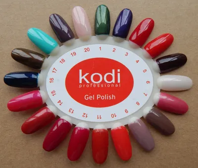 Смотрите палитру гель-лаков Kodi Professional (каучуковые гель-лаки Коди  палитра цветов)