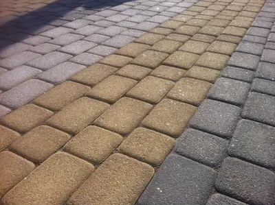Укладка тротуарной плитки без бордюра | Новый двор