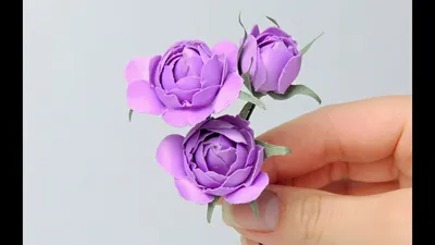 Цветы (розы) из ткани своими руками | Tavifa - YouTube