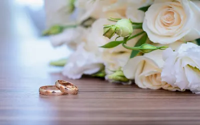 Фото свадьбе роза Цветы Кольцо Бутон 3840x2400