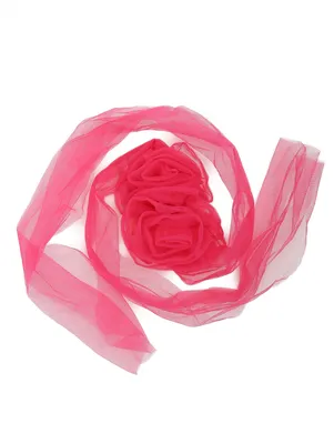 Aletta Couture фуксия пояс из фатина с декором 'розы' (352746) купить со  скидкой – распродажа в Боско Аутлет