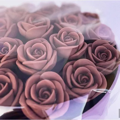 Купить Шоколадные розы в коробках в Ростове с доставкой