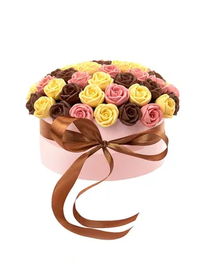 Букеты из шоколадных роз в ассортименте купить в Москве по цене 4 415 ₽  руб. - Конфаэль