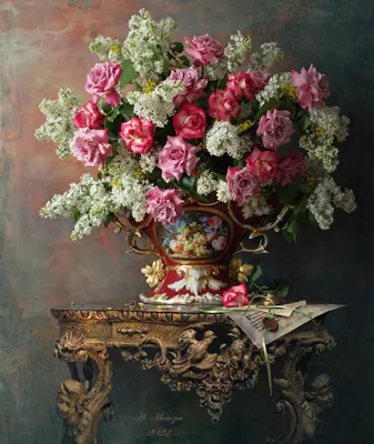 Натюрморт с цветами из дворца :). Photographer Andrey Morozov
