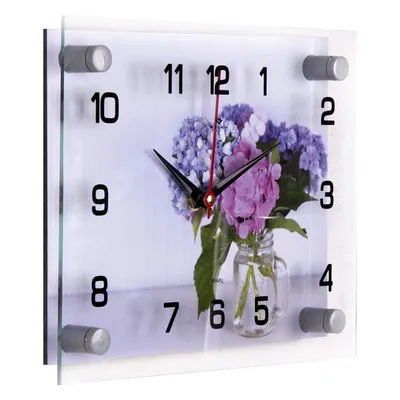 Часы настенные 2026-028 \"Букет цветов\" - купить по выгодной цене |  Электрокомплекс Lighting - интернет-магазин электротоваров,  электротехнических изделий, инструментов