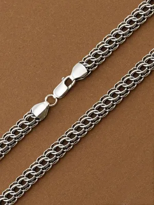 Мужская серебряная цепочка Питон 925 Camellia Jewelry 35717505 купить в  интернет-магазине Wildberries
