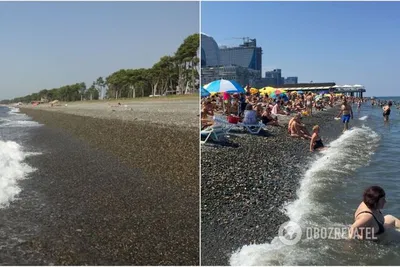 Самые худшие пляжи Грузии, которых следует избегать во время отдыха. Фото