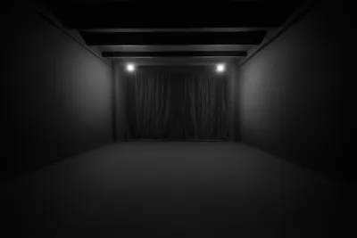 Черная пустая комната - 79 фото