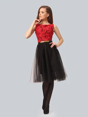 Платье черно-красное — AGATA WEBERS, акция действует до 18 января 2021 года  | LeBoutique — Коллекция брендовых вещей от AGATA WEBERS — 3939869