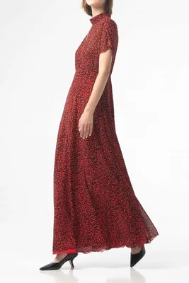 Черно-красное платье с миниатюрными маками - купить Платья в Киеве и  Украине, цены на Платья в интернет-магазине женской одежды a LOT