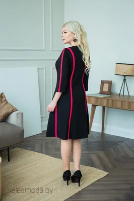 Платье 2310 чёрно-красный ASV купить в интернет магазине | в наличии