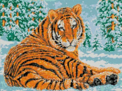 Алмазная вышивка Тигр