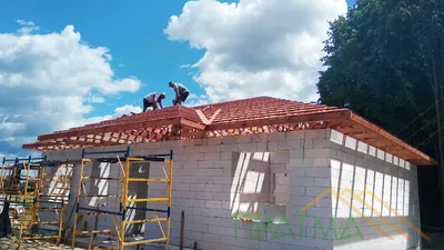Четырехскатная крыша на частный дом - Виготовлення дерев'яних конструкцій,  Київ - Pragma.ua