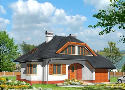 3 проекта одноэтажных домов: компактные дачи с четырехскатной крышей |  Популярные проекты домов Альфаплан | Дзен