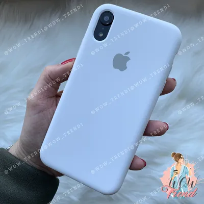 Чехол iPhone XR Silicone Case /white/