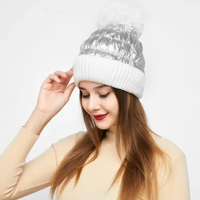Пуховик зимние женские текстильные трикотажные пом шапочки шляпа с  Подкладка из флиса, Теплая Шапка-бини для Для женщин свободный кабель -  купить по выгодной цене | AliExpress