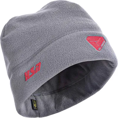 ХСН-Ltd | Зимняя флисовая серая шапка с красной вышивкой → Шапочки,  шлем-маски | Интернет-магазин