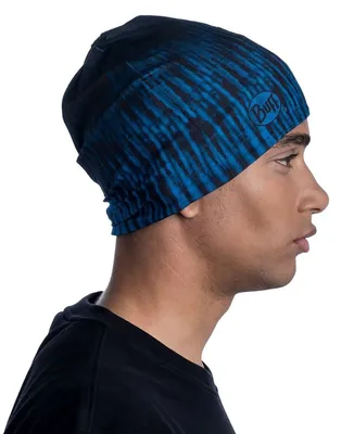 Двухслойная шапочка с флисом BUFF® Microfiber Zoom Blue 126539.707.10.00 -  ИМ SkiRunner
