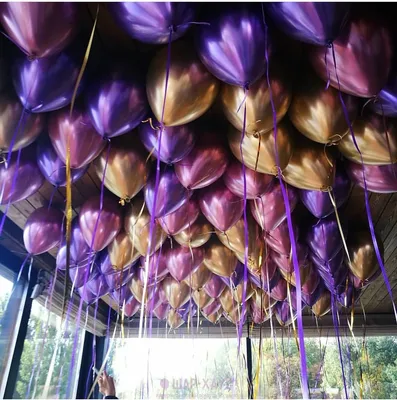 Воздушные шары под потолок \"Хром парадайз\" - купить недорого с доставкой в  Москве