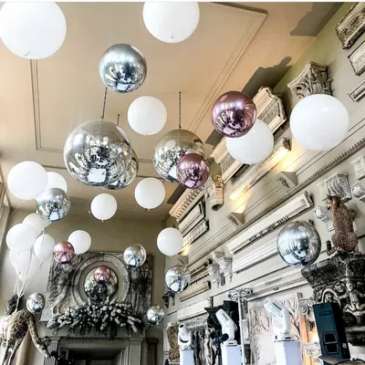 Украшение потолка большими шарами и 3D сферами - купить в Москве |  SharFun.ru