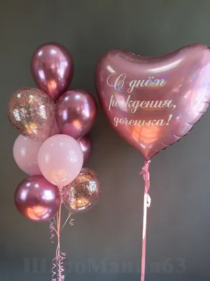 Шары розовый хром — Купить воздушные шары в Самаре