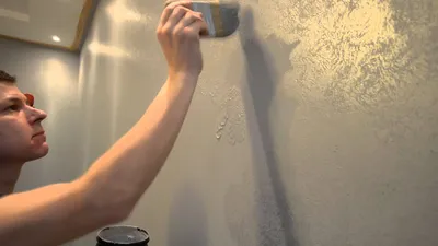 Декоративная краска для стен с эффектом шелка