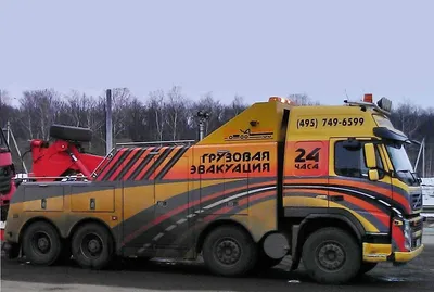 Грузовой эвакуатор VOLVO FM с надстройкой OMARS 110T+1T - Спец Буксир