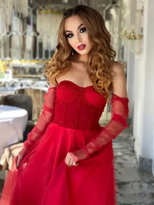 красное выпускное платье | Недорогие свадебные платья в Киеве