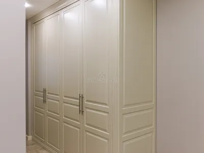 Большой гардеробный шкаф «Виверо» в прихожую в классическом стиле, Арт.358
