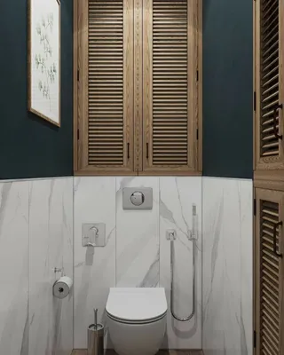 4 способа оформить шкаф в туалете над унитазом (и как делать не стоит) |  Гостевые туалеты, Сов ременный туалет, Реконструкция ванной