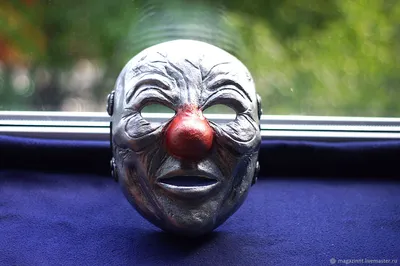 Маска Клоуна Шона Крэхана Слипкнот Shawn Crahan Last Clown Mask в  интернет-магазине Ярмарка Мастеров по цене 4999 ₽ – KKQ12RU | Карнавальные  маски, Москва - доставка по России