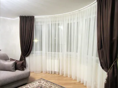 Занавески для зала - красивые модные шторы, современные модели гардин
