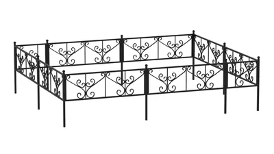Кованые ограды на могилу в Асино - изготовление кованых оград по низкой цене