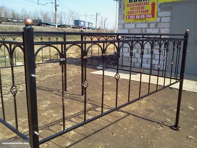 Кованые ограды в Куровском. Бесплатный замер, доставка.