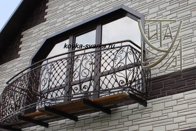 Кованые балконы - цена, перила для балконов, ограждения балконов от Тантьема