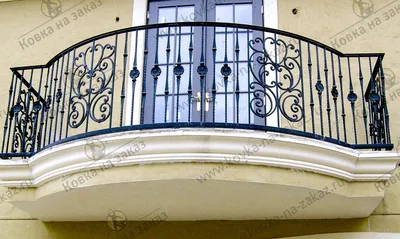 Кованые перила на балкон фото